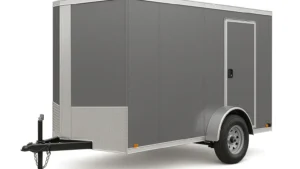 6x10 Single Axle Enclosed Cargo Trailer