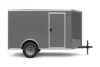 6x10 Single Axle Enclosed Cargo Trailer