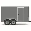 6×10 Tandem Axle Enclosed Cargo Trailer
