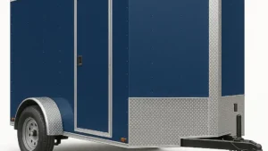 6x12 Single Axle Enclosed Cargo Trailer