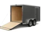 6×12 Tandem Axle Enclosed Cargo Trailer