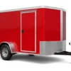 7×10 Single Axle Enclosed Cargo Trailer
