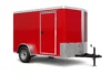 7×10 Single Axle Enclosed Cargo Trailer