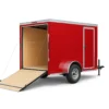 7×10 Single Axle Enclosed Cargo Trailer