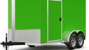 7×10 Tandem Axle Enclosed Cargo Trailer