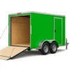 7×10 Tandem Axle Enclosed Cargo Trailer