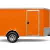 7×12 Single Axle Enclosed Cargo Trailer