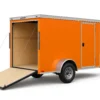7×12 Single Axle Enclosed Cargo Trailer