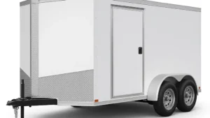 7×12 Tandem Axle Enclosed Cargo Trailer