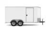 7×12 Tandem Axle Enclosed Cargo Trailer