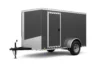 7×14 Single Axle Enclosed Cargo Trailer