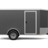 7×14 Single Axle Enclosed Cargo Trailer