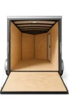 7×14 Single Axle Enclosed Cargo Trailer