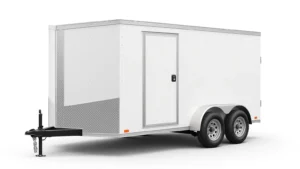 7×14 Tandem Axle Enclosed Cargo Trailer