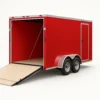 7×18 Tandem Axle Enclosed Cargo Trailer