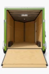 7×20 Tandem Axle Enclosed Cargo Trailer
