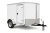 6x8 Single Axle Enclosed Cargo Trailer