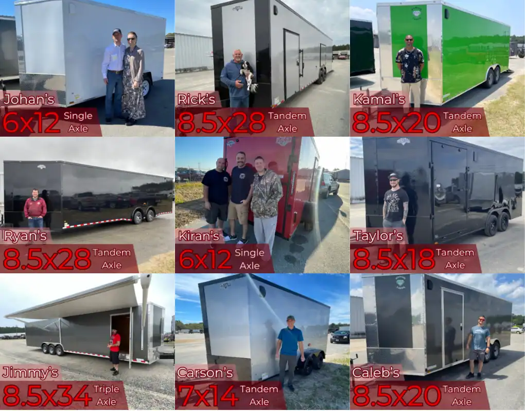 Happy customers pick up at the factory and save thousands!